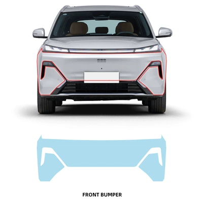 Geely Galaxy Starship 7 Transparent Film Tpu Invisible Car Film Full Car Protective Film Free of Cutting Invisible Paint Film (Car paint protective film) - front-bumper-tpu-film-imported-tpu-film-specially-cut-for-special-vehicles