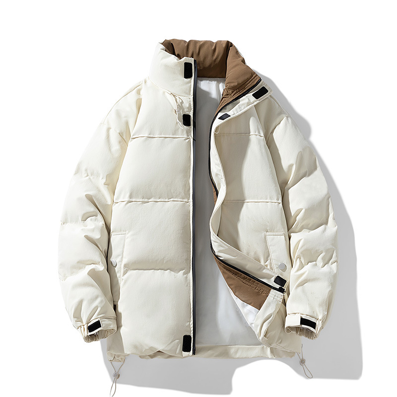 Men's Cotton Padded Jacket Casual Warm Winter Coat For Men_voghion.com