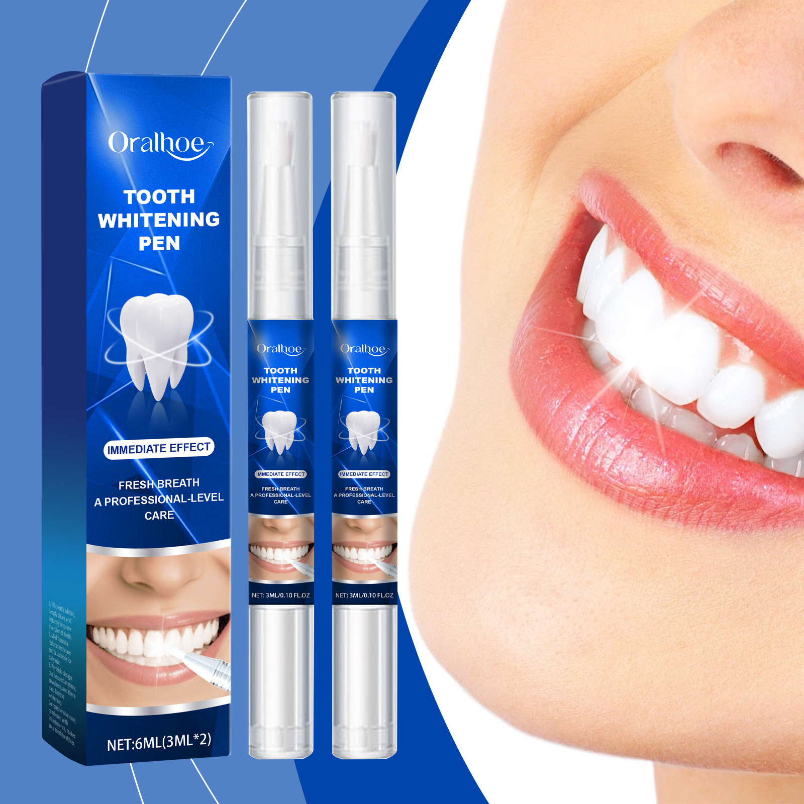 Oralhoe teeth brightening pen stain cleaning teeth fresh breath teeth whitening brightening teeth oral care