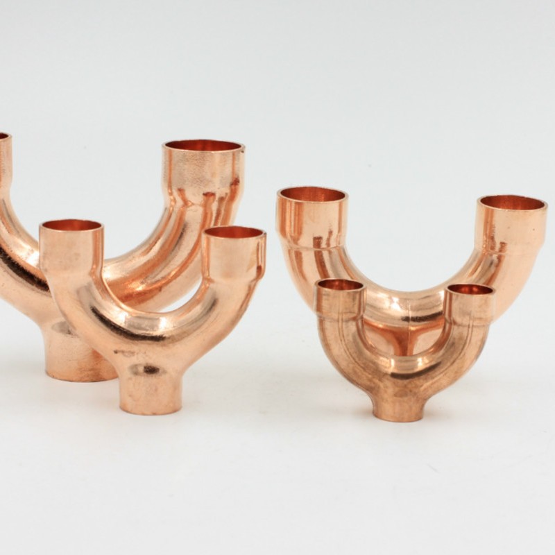 Refrigeración y aire acondicionado cobre Y-tipo codo en forma de U hermosa camiseta aplicable Rama de protección del medio ambiente