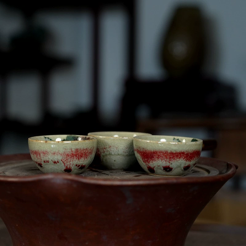 Ceramic tea set, antique tea cup, hand painting