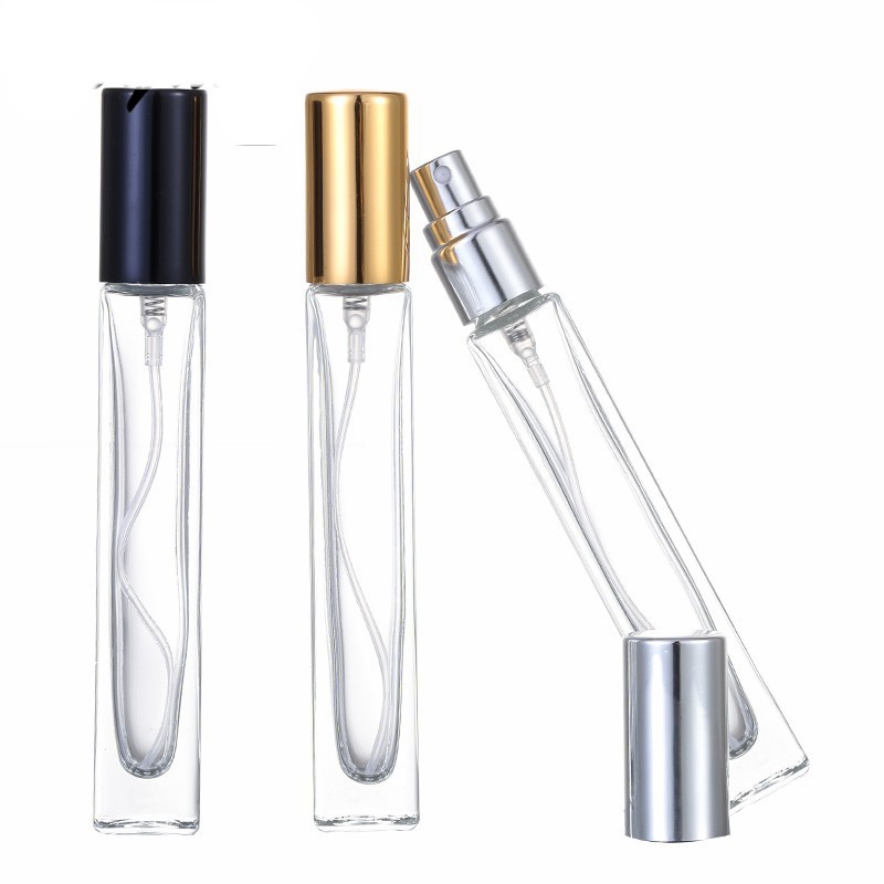 10ML* square silver cover* glass