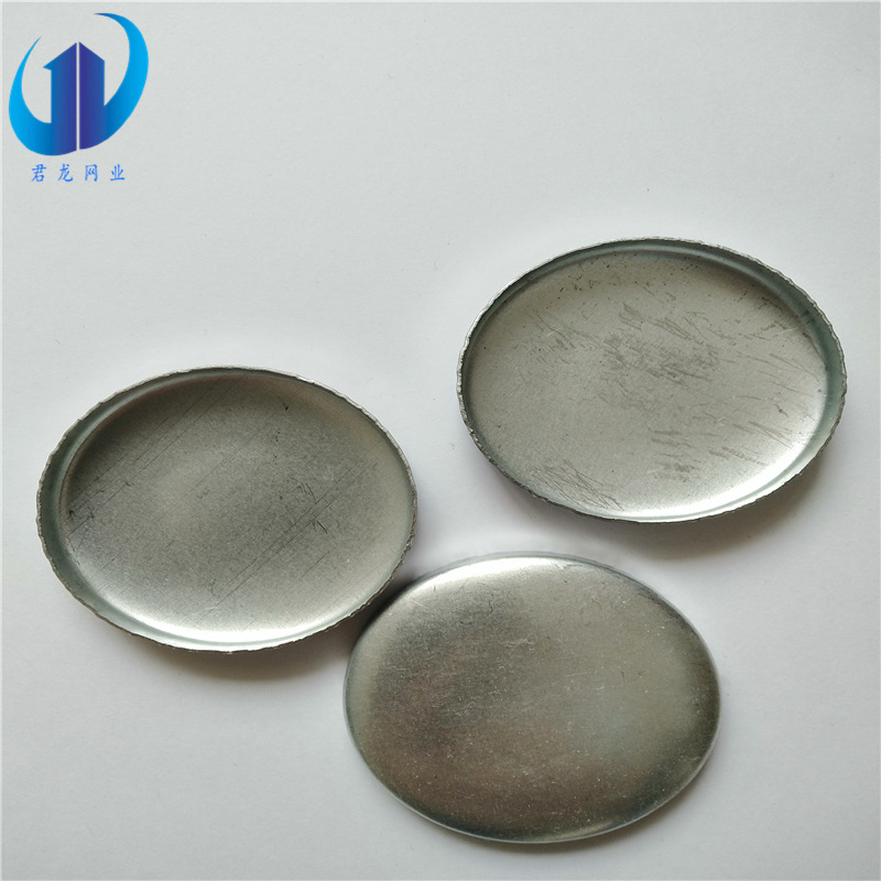 48mm圆管镀锌盖帽1.5寸管封口盖防雨帽盖双边丝框架护栏立柱配件