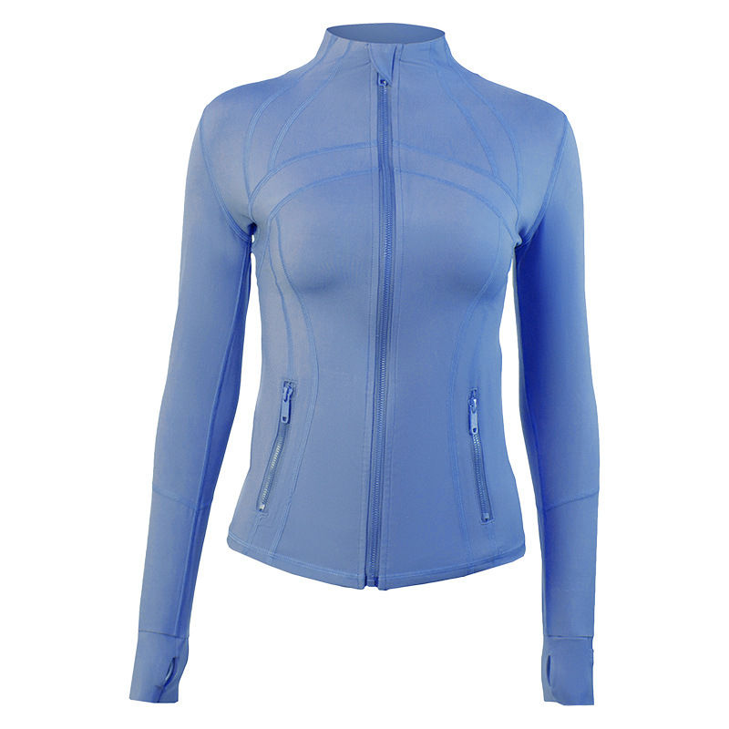 364g Weight Nylon Fabric Type Standing Collar Neckline Lines Pattern Women's Gender Sports Style Women's Sports Lines Nylon Standing Collar Active Tops 8