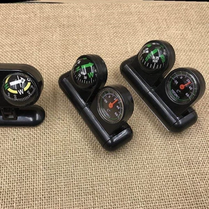 Suitable for automotive products, special car interior thermometer, compass, car interior guide ball thermometer 2