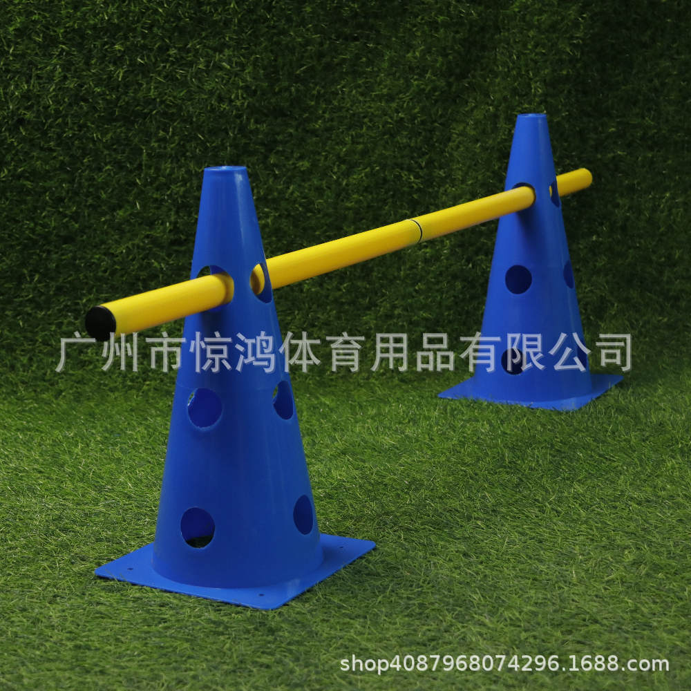 Conos de entrenamiento para fútbol y baloncesto, barriles, postes de obstáculos, combinación de obstáculos de entrenamiento, marco de obstáculos con orificio, barriles marcadores de obstáculos