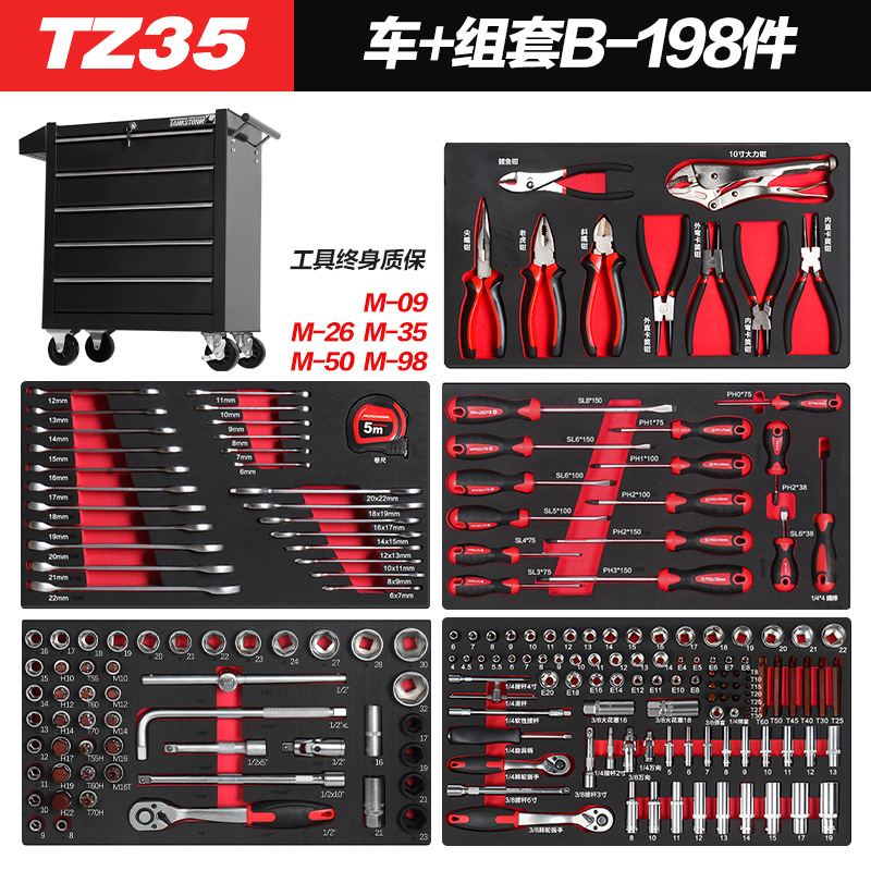 Almacenamiento de herramientas múltiples múltiples múltiples cajones gabinete de herramientas pesadas gabinete de almacenamiento carro ventas directas de fábrica de Jiangsu