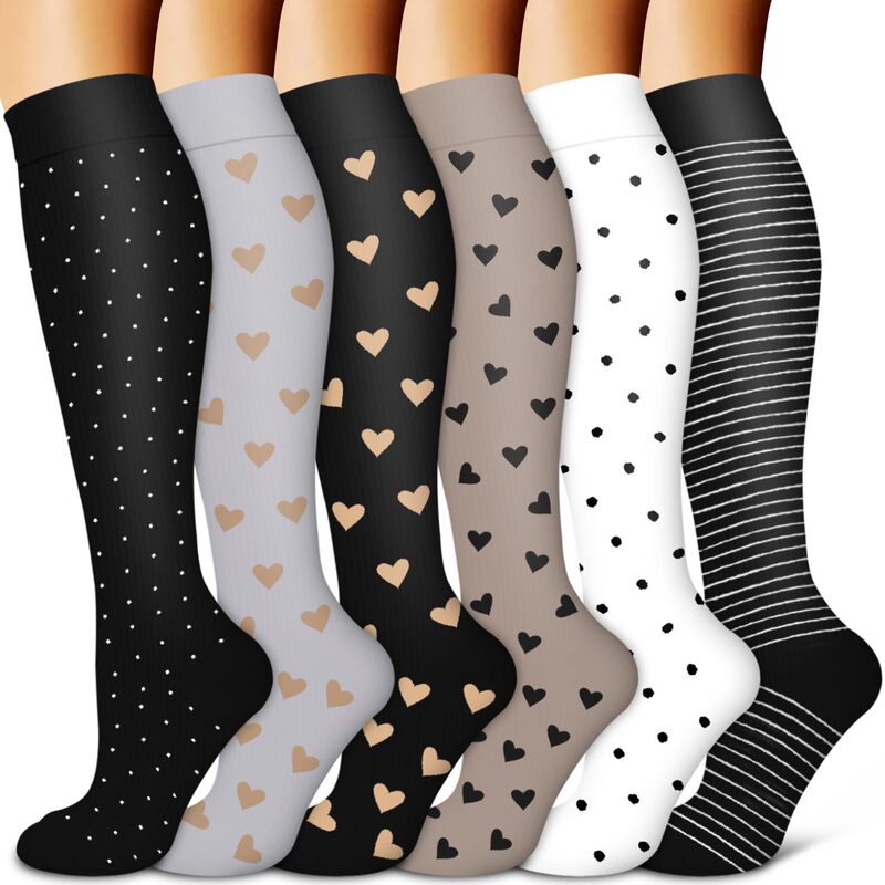 Elastic Socks, Pressure Socks, Calf Socks, Sports Socks, Men's and Women's Sport Running Compression Socks