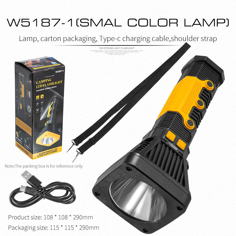 Lintera portátil de emergencia transfronteriza RGB de gran capacidad al aire libre