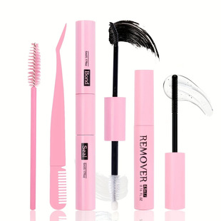 Foreign Trade Amazon Cross-Border Double-Headed Segmented Glue Tweezers Glue Remover Set Custom Logo Quick-Drying Set