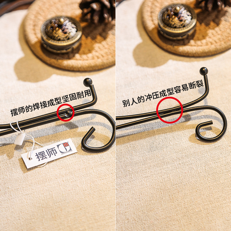 Soporte de placa de hierro forjado europeo de 3 a 18 pulgadas, soporte de hierro forjado, galletas de fondant, bandeja de pastel de té, manualidades