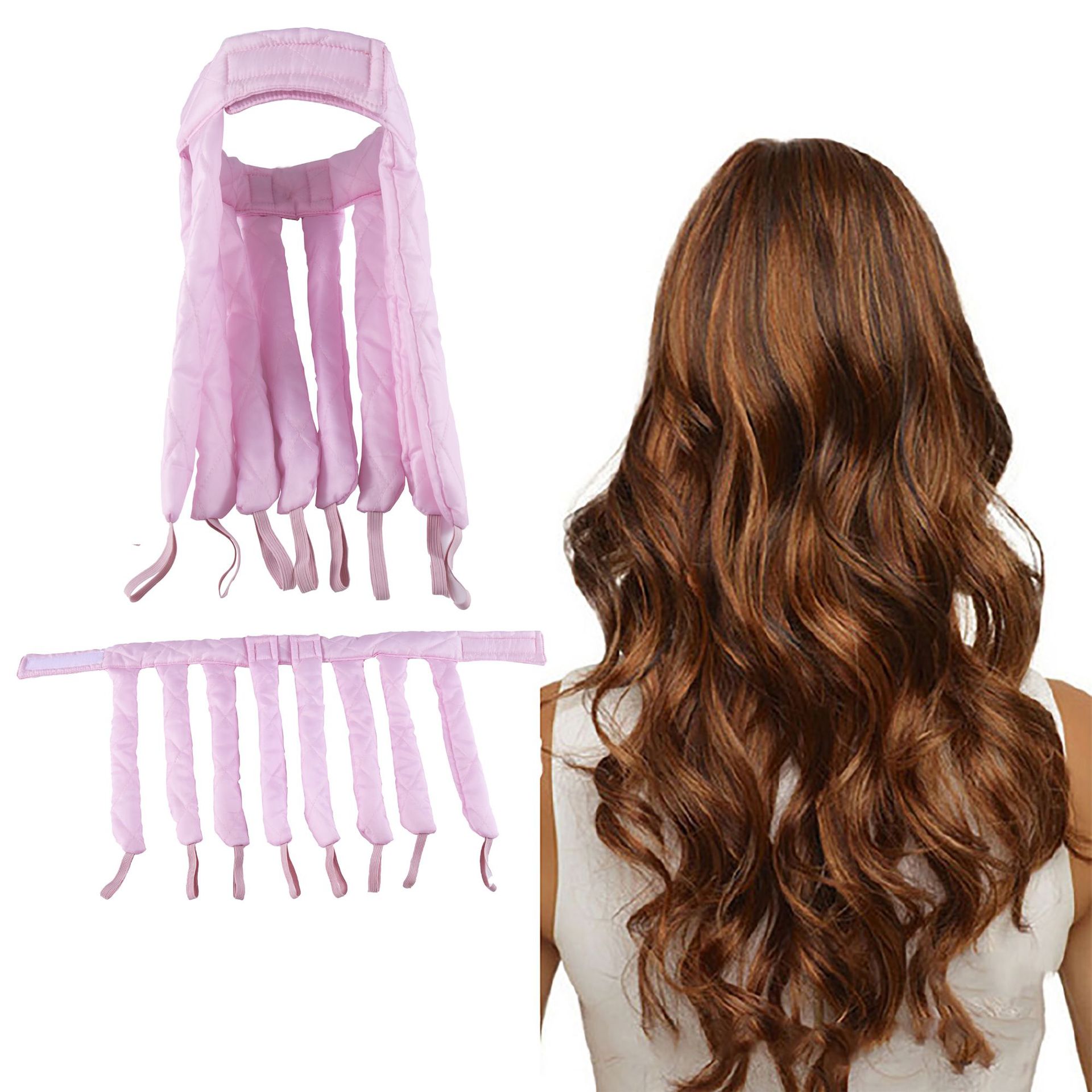 Fashion Solid Color Cloth Hair Curler 1 Piece