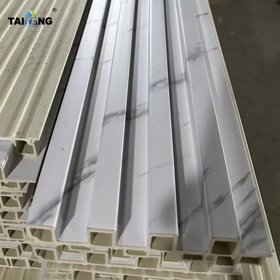 Tablero de rejilla sólida de madera ecológica 150 Tablero de rejilla de siete ranuras Tablero de gran muralla de fibra de bambú y madera Tablero de pared de fondo cóncavo y convexo