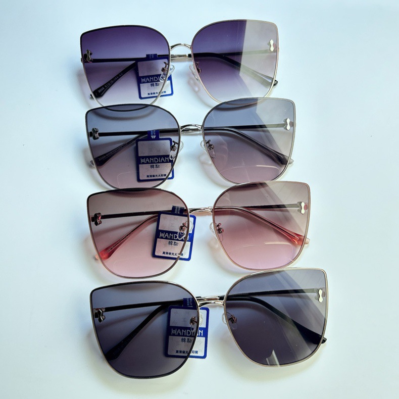 2026er Modell Metall-Nylon-Polarisierte Sonnenbrillen für Damen mit hochwertiger UV-Schutz und schmalem Gesichtseffekt, trendige Nylon-Sonnenbrillen