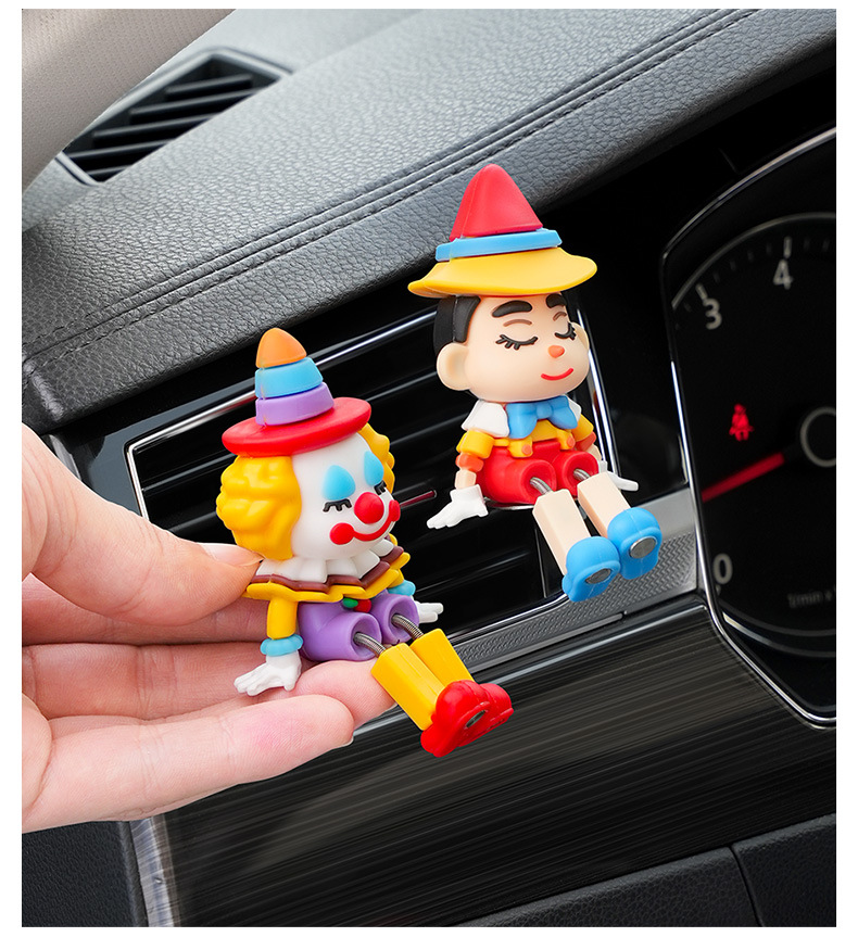 Car Cute Leg-Shaking Doll Ornaments Car Air Outlet Decoration Supplies Desktop Computer Screen Decompression and Healing