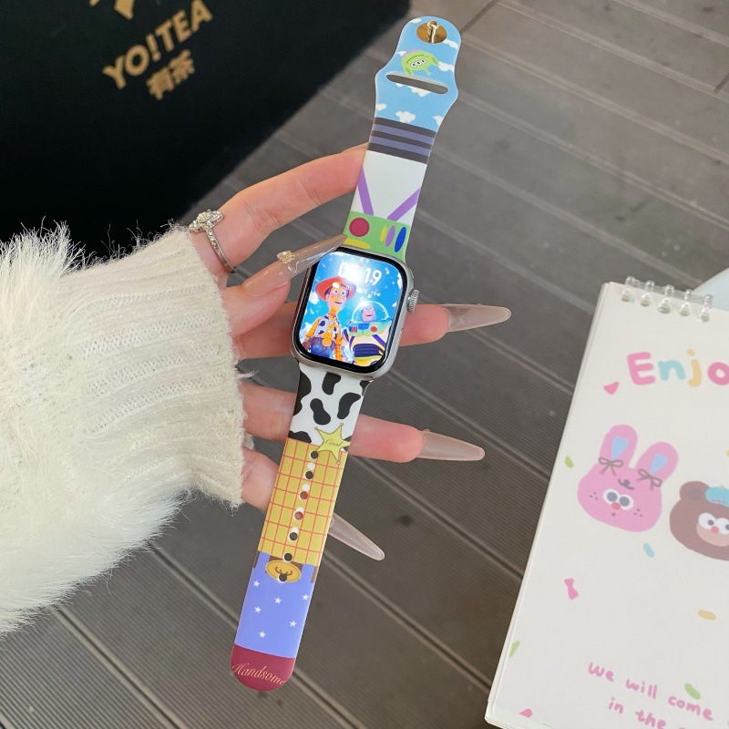 Toy Story Apple Watch Strap for iwatchs9s8 Men and Women Creative High Color Value 2025 New Edition