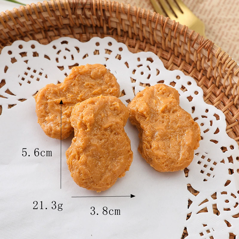 ПВХ имитированная жареная куриная ножка, жареные куриные крылышки, холодильные магнитики фри, креативные куриные ножки Орлеан, украшение крылышек колы