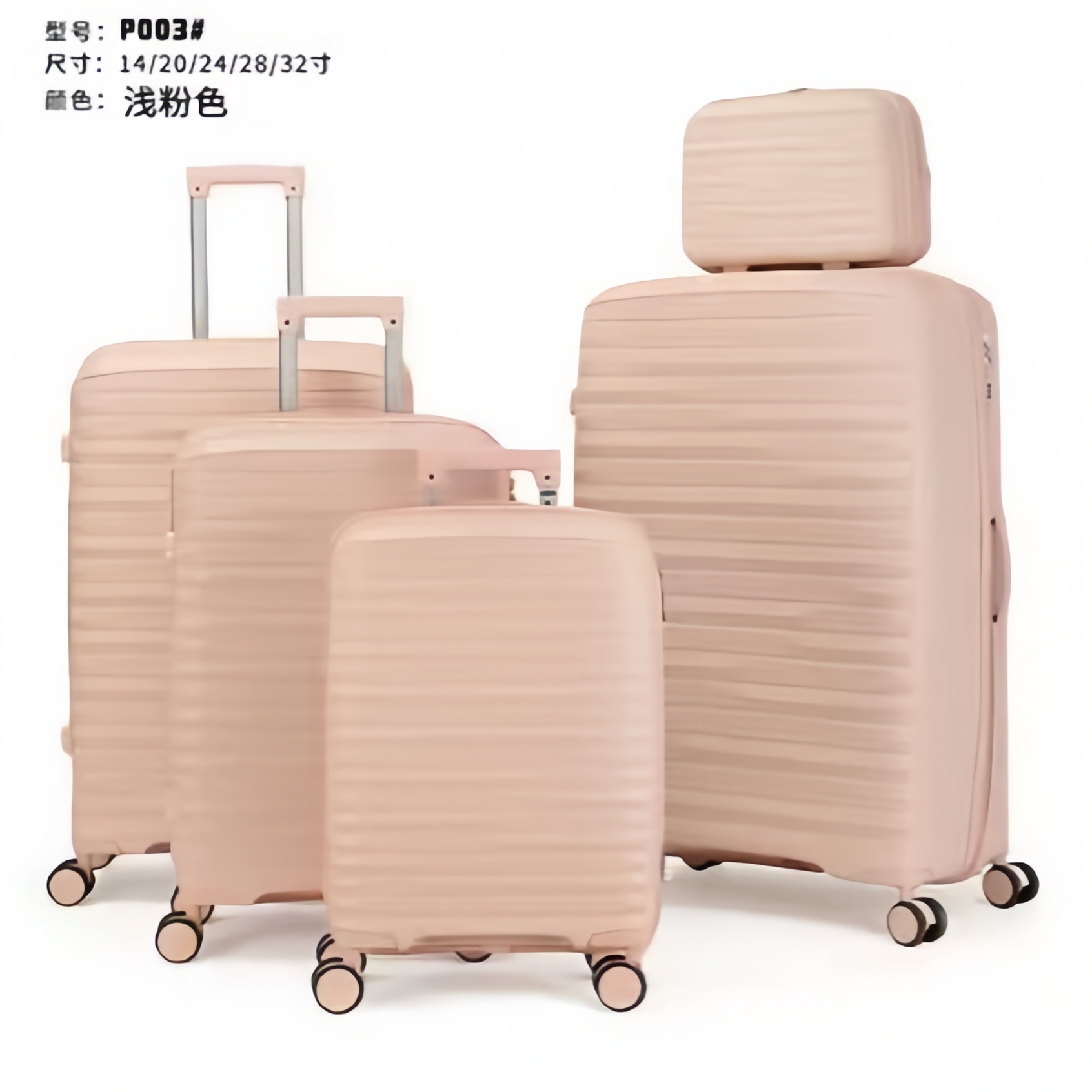 Maleta de gran capacidad, multifuncional, elegante, con ruedas universales y candado de combinación, para viajes de ocio, venta al por mayor.