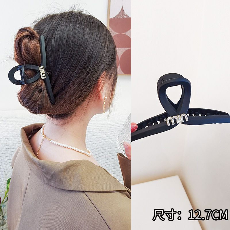Corea del Sur elegante clip de pelo de las mujeres clip de helado tocado de alto grado horquilla de tiburón clip de pelo grande al por mayor