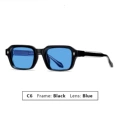 C6 bright black frame blue film