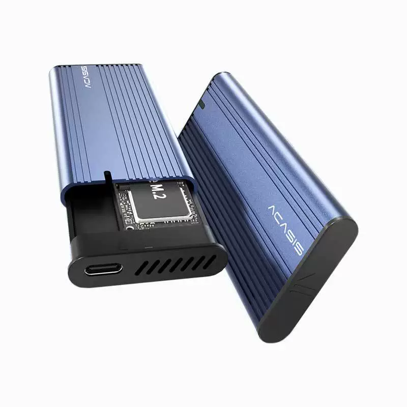Коробка для NVMe твердотельного накопителя Akasis USB3.2 для ноутбука/мобильного телефона, корпус M.2 внешнего SSD