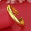Golden matte bracelet
