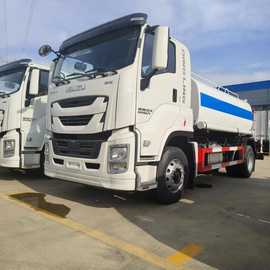 出口中东五十铃10方食品水罐车洒水车车15方奶罐车价格及图片
