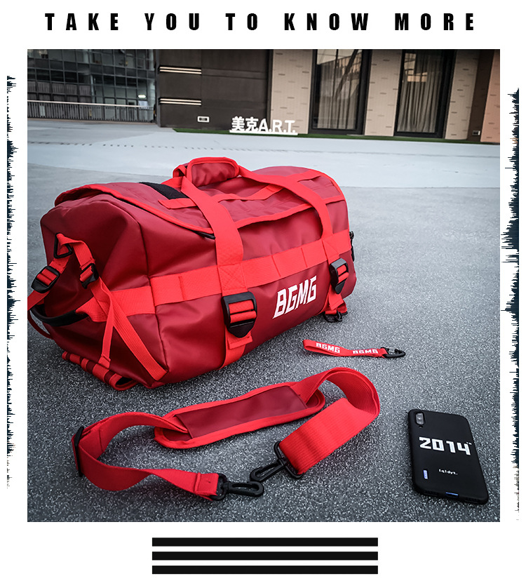 Large capacity multifunctional travel backpack, portable