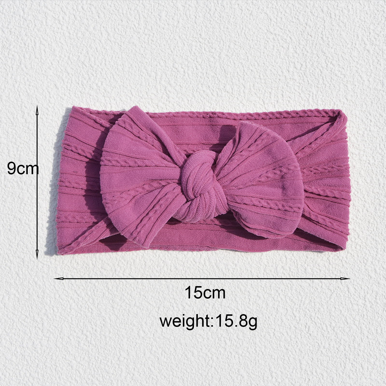 20g Weight Hair Band Hair Accessories Type 1 Piece Quantity Daily Occasion Nylon Material Solid Color, Bow Knot Pattern All Seasons Season Baby Girl'S Gender Simple Style Style Simple Style Baby Girl'S Solid Color Bow Knot Nylon Hair Band 1