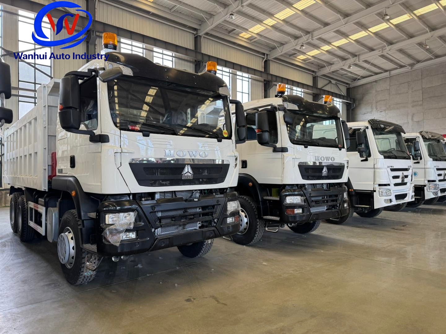 Heavy-duty 6×4 dump truck, construction tipper truck, eight-wheel rear dump truck for transporting soil and gravel