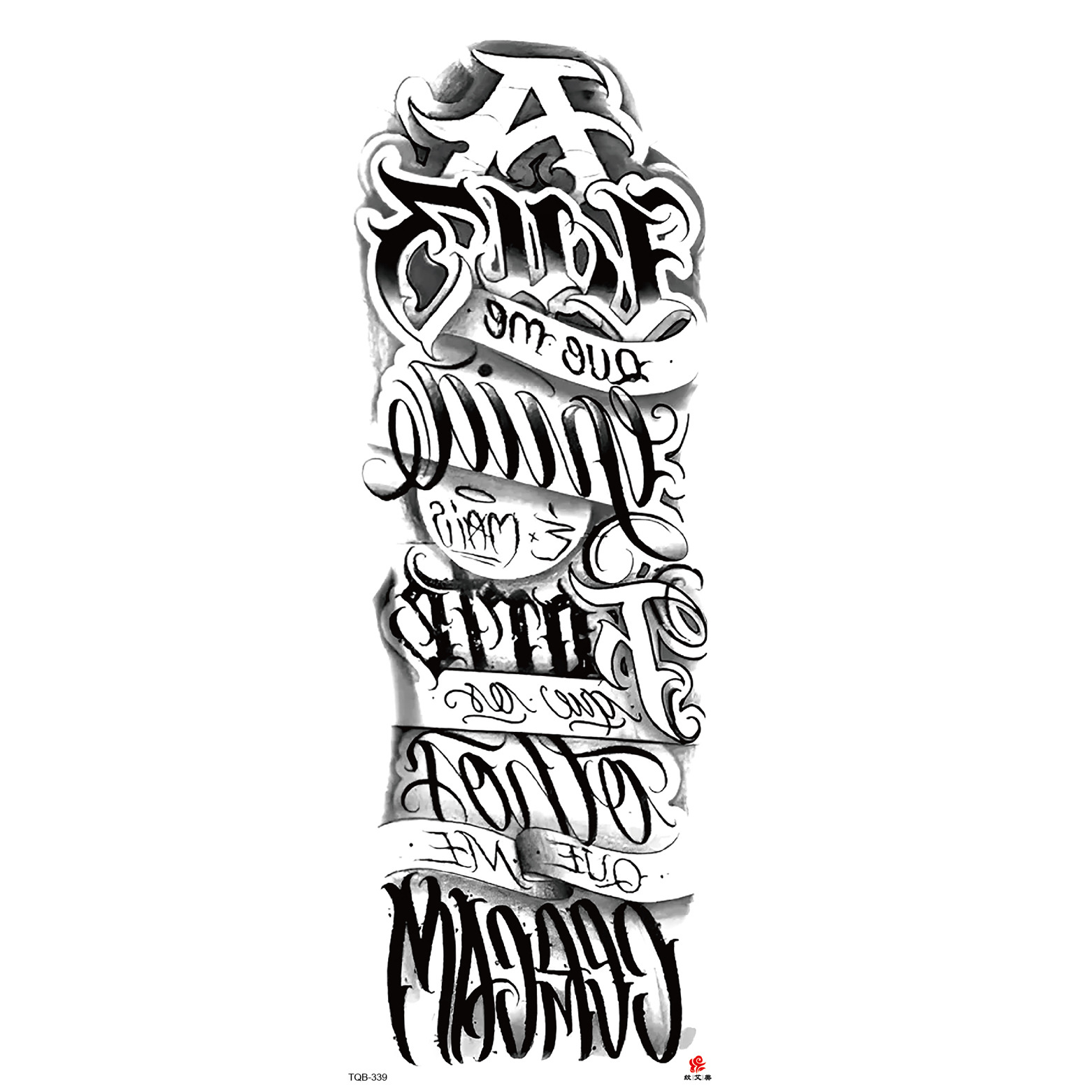 Pegatinas de tatuaje de brazo largo de flor brazo completo tatuaje impermeable tatuaje temporal en stock al por mayor pegatinas de tatuaje de brazo completo
