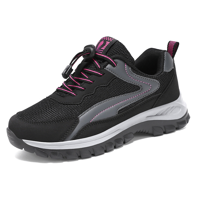 Zapatos para personas mayores al aire libre, verano para mujeres, nuevos zapatos deportivos de mediana edad y ancianos, venta al por mayor, sin cordones, zapatos cómodos para caminar con suela suave