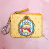 Card holder, wallet, keychain with key