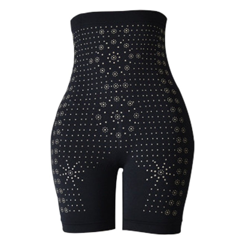 Adelgazante diosa vientre que forma ropa interior Levantamiento de cadera grafeno algas conductoras de humedad pantalones de iones de oxígeno negativos cintura que forma el cuerpo Pantalones