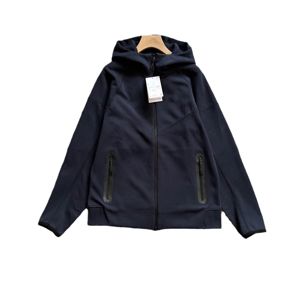 Meeste kevad- ja sügisene uus lahtine treeningjakk tuulekindel kapuutsiga kootud spordijakk lukuga kardigan_voghion.com