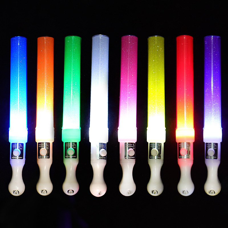 メーカー卸売 LED 五芒星蛍光スティック発光スティックスターフラッシュスティックコンサートサポートスティックロゴ|undefined