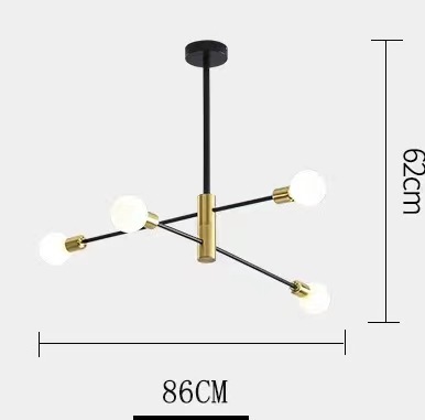 Transfronteriza atmósfera nórdica dormitorio lámpara de techo moderno minimalista LED estudio sala de estar lámpara personalidad creativa hogar