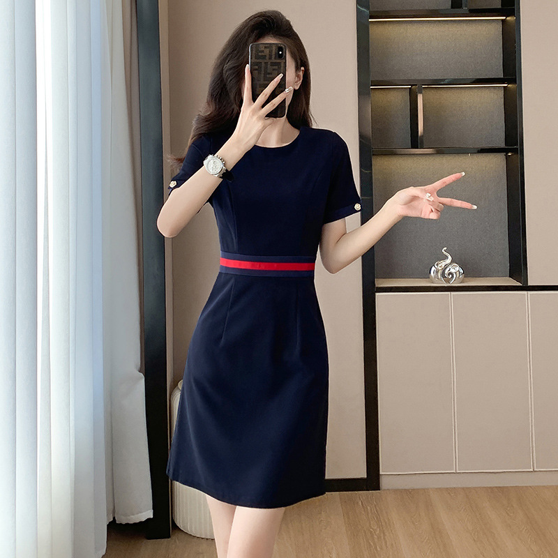 Stewardess Business Wear dress Work Clothes Goddess Temperament Flight Attendant Uniform Sales Department Work Dress Dress