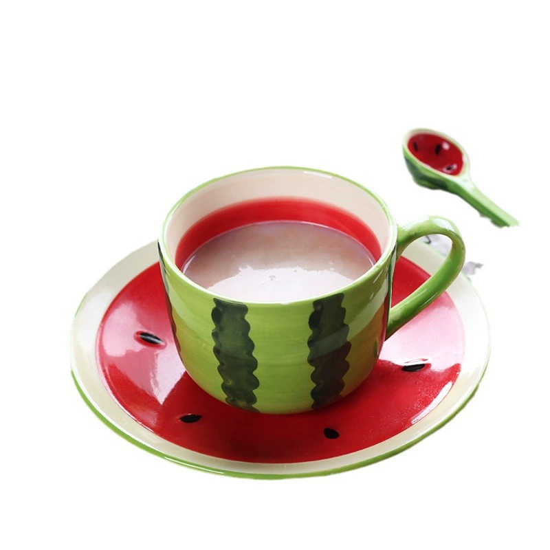 Ceramic tableware, creative children's cartoon set