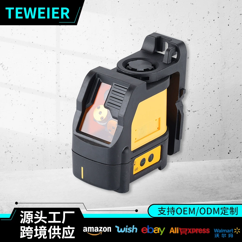 Внешняя торговля высокая точность портативный открытый зеленый свет мини-уровень трансграничный многофункциональный 2 линии лазерный уровень