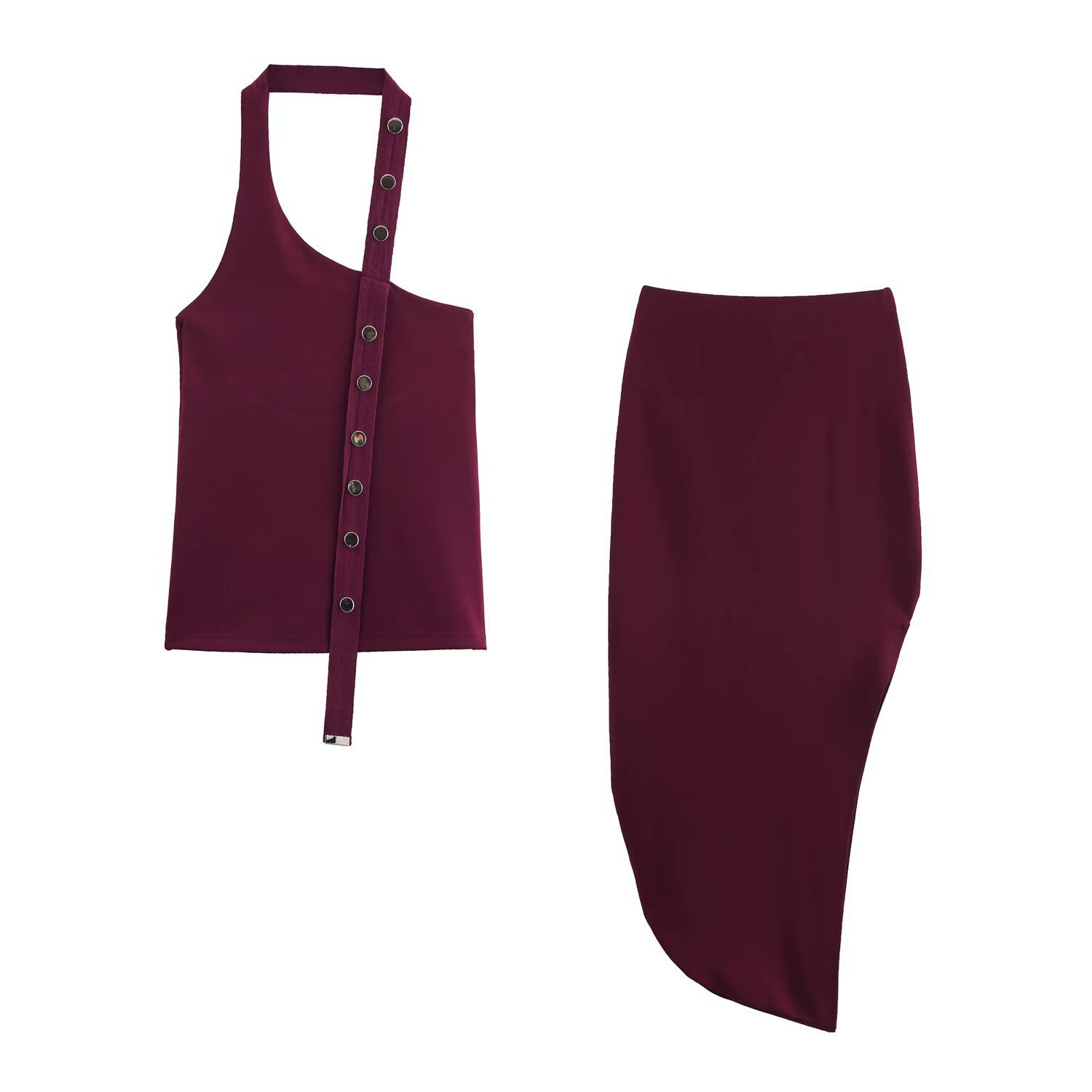 (Wholesale), весна асимметричная юбка, тренд сезона, городской стиль