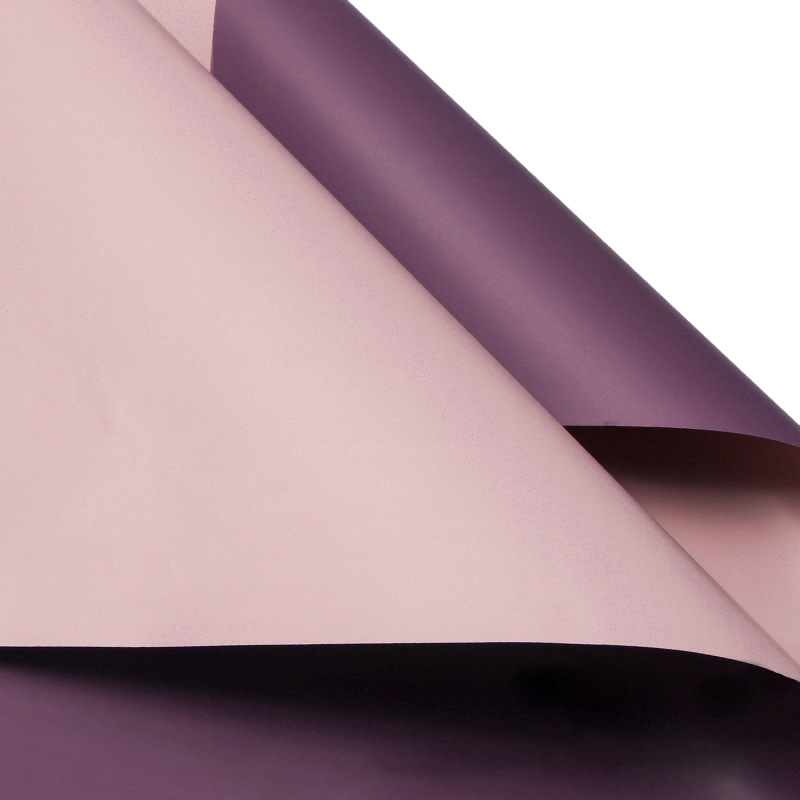 Jiemi materiales de flores florería floristería papel de embalaje de flores impermeable papel euroasiático de dos colores color sólido papel Ouya papel de embalaje de ramo