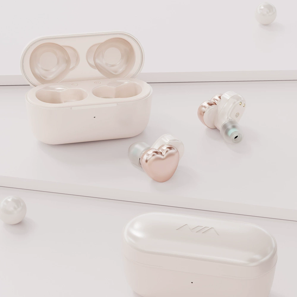 HeartBUDS TWS беспроводные наушники с объёмным управлением касанием NIA NB782 частная модель