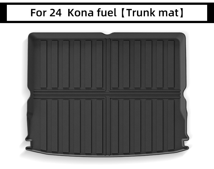 Suitable for 24 Modern Kona Car Floor Mats, Special Tpe Floor Mats, Trunk Mats, Cross-Border