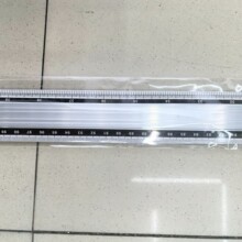 厂家批发直供 60cm 100cm铝合金直尺 办公铝尺尺子测量工具吕尺