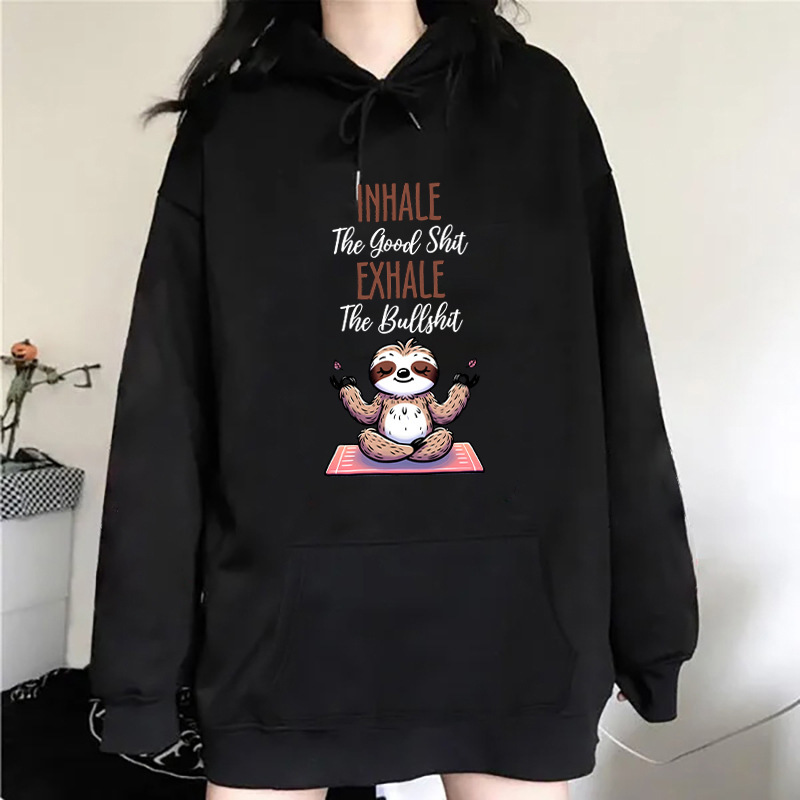 Fashion Hoodies Funny Yogo Sloth Hoodie Harajuku Sweatshirts