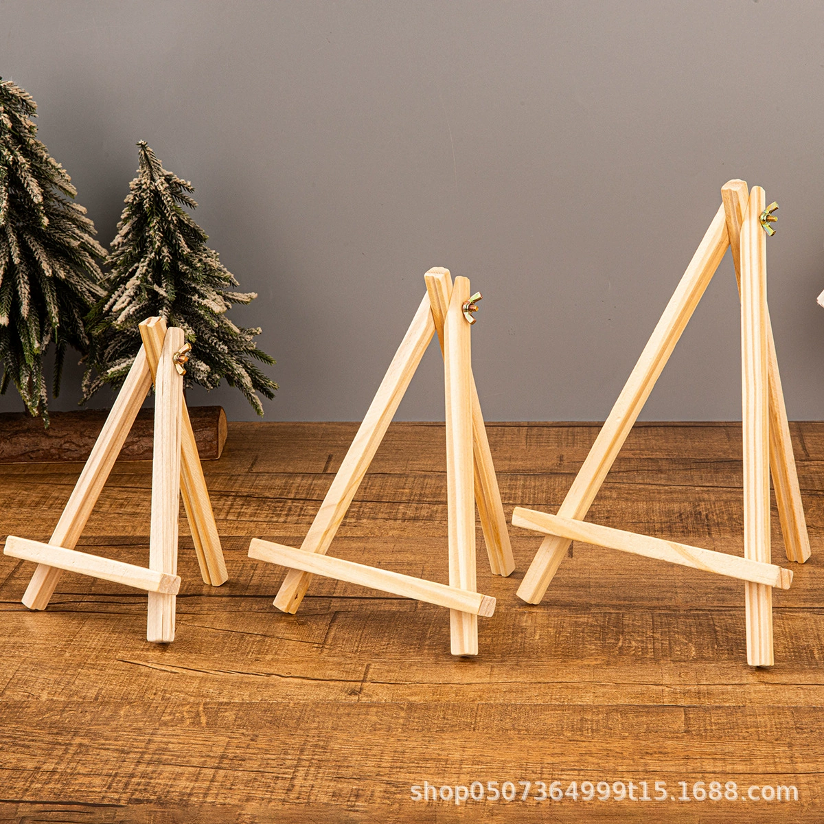 Деревянный треугольник складной простой мольберт рабочий стол настольный масляный рамка дисплей небольшой мольберт мини-держатель телефона