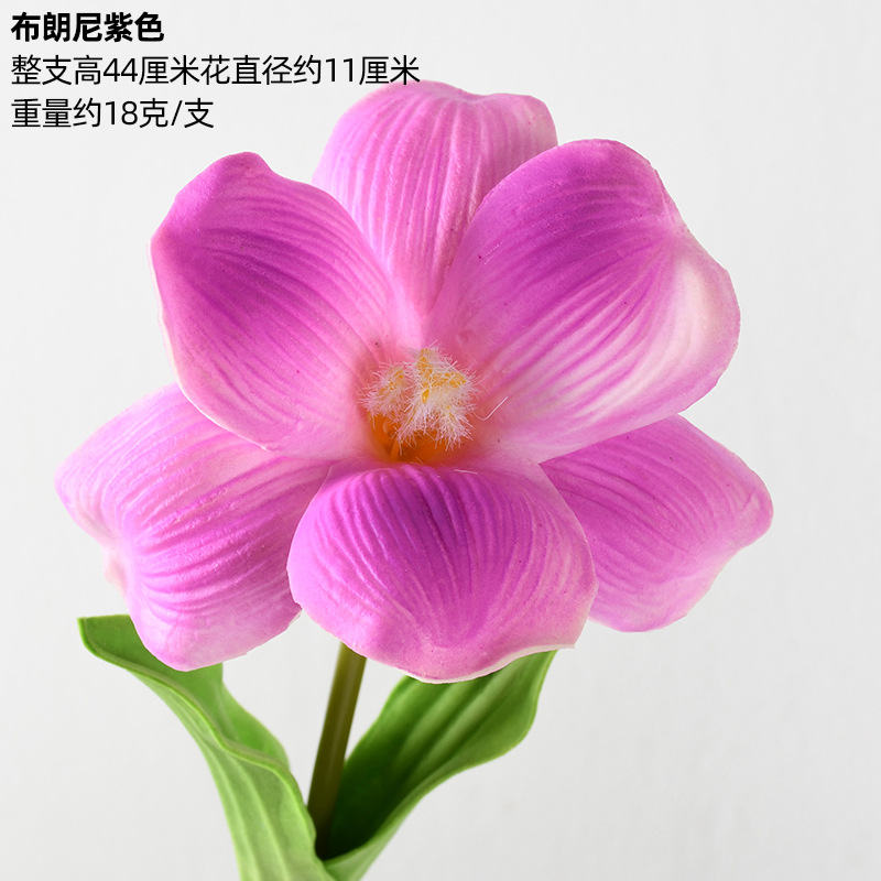 Flores artificiales moradas para bodas, estilo Monet, arreglos florales para el suelo del salón de bodas, flores de seda morado claro.