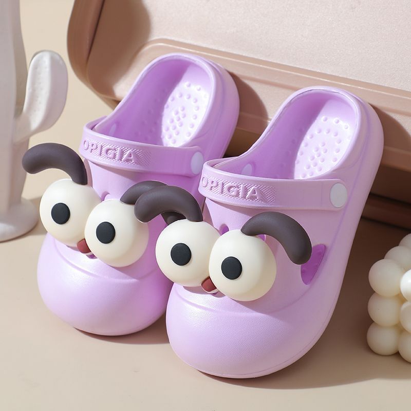 Big Eyes-Purple [업그레이드된 EVA, 가볍고 편안하며 미끄럼 방지]