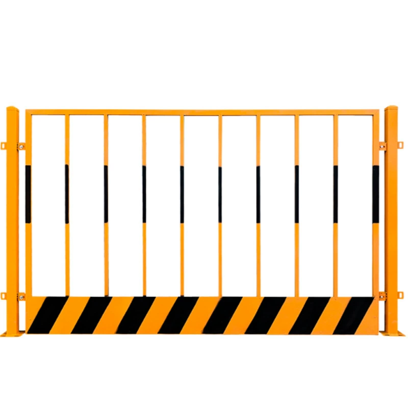 Желто-черные ограждения для обочин, уличные ограждения для автомагистралей, ограждения для строительных площадок, защитные ограждения для недвижимости, безопасные заборы.